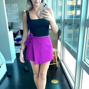 Endless Rose Magenta Wrap Skort